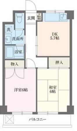 レジデンス中島の物件間取画像